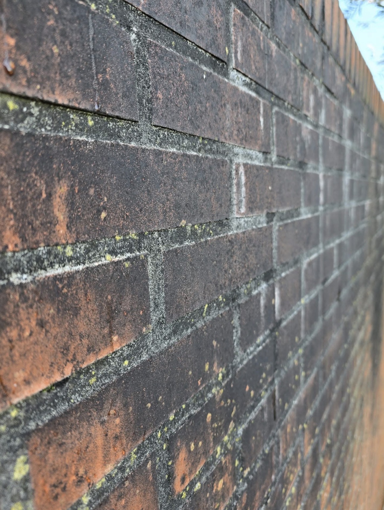 Voor en na gevelreiniging van een bakstenen woning in Barneveld — voor