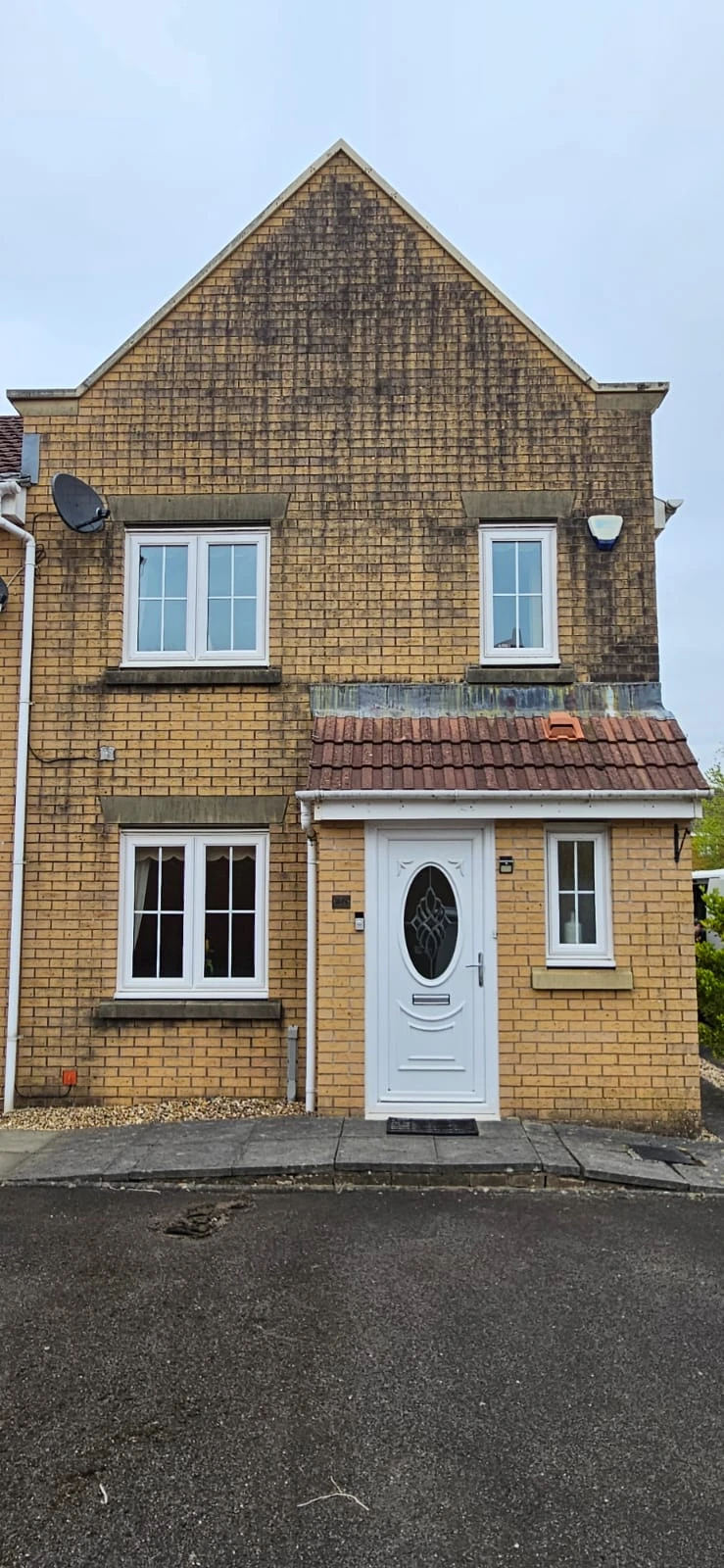 Gevelreiniging woning - voor